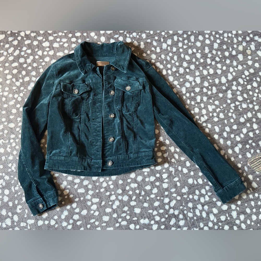 Kut from the Kloth Julie Crop Corduroy Jacket - Size XS